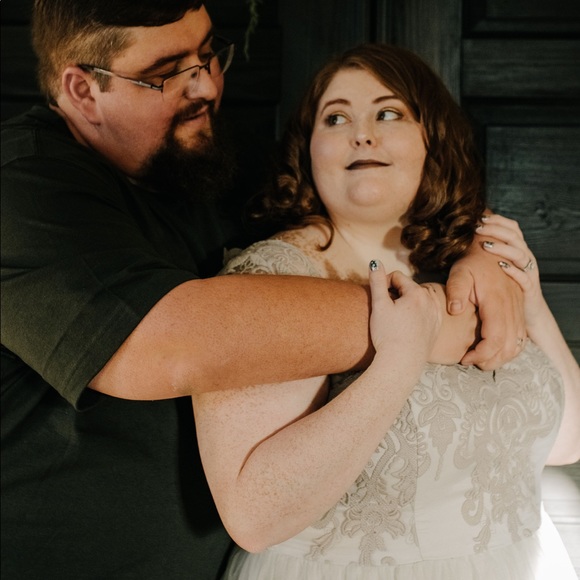 Chi Chi Curve London Grey Lace Heather Dress - Tulle Dress NWT - Picture 5 of 8